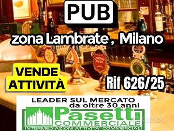 PUB nel cuore di Lambrate di mq 50