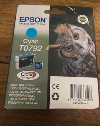 Cartuccia Epson Originale Cyan T0792