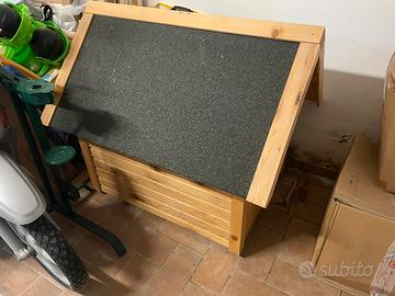 Casetta per cane in legno da esterno robusta