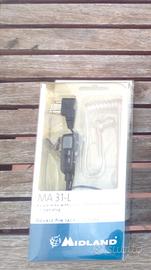 Midland MA31-L Microfono con Mono Auricolare Pneum