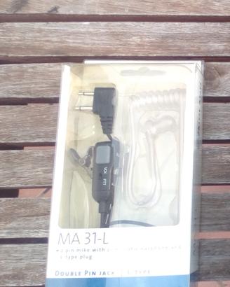 Midland MA31-L Microfono con Mono Auricolare Pneum