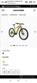 E-Bike Cannondale Neo 4 trail