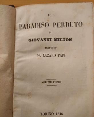 Il Paradiso perduto G.Milton 1846