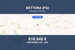 Immobile in asta di 3517 m² a Bettona