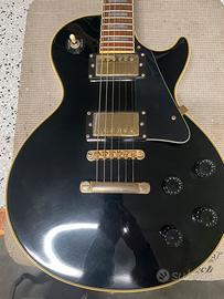 Chitarra elettrica Epiphone Les Paul custom Black