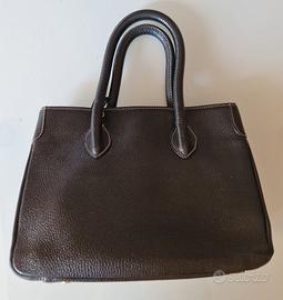 Borsa a mano in pelle nera XXI secolo - Stupenda