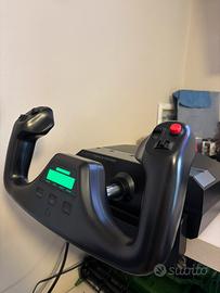 Logitech yoke system