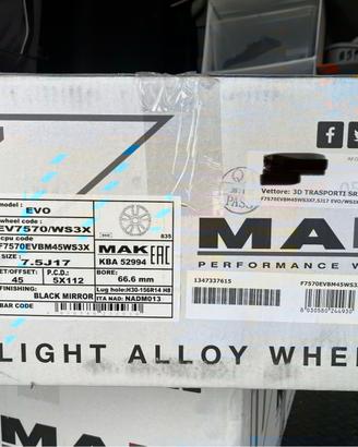 cerchioni auto 17" MAG