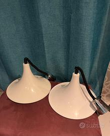 coppia di lampade  space Age cappello di strega 