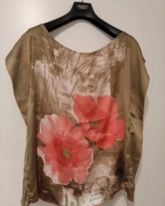 maglia smanicata donna