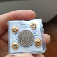 Moneta 20 cent 1918 Esagono SPL/FDC