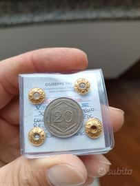 Moneta 20 cent 1918 Esagono SPL/FDC