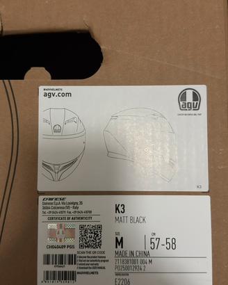 Casco AGV K3