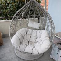 poltrona sospesa da giardino