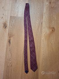 Cravatta bordeaux cangiante 