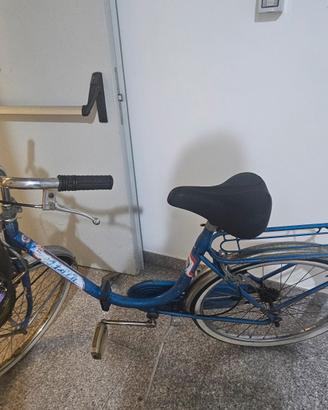 Bici da città vintage con cestino 