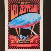 Poster "Led Zeppelin" Vintage - 1969
