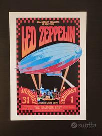 Poster "Led Zeppelin" Vintage - 1969