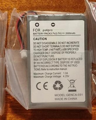 Batterie Controller Sony PS4 PRO Dualshock 2000mA