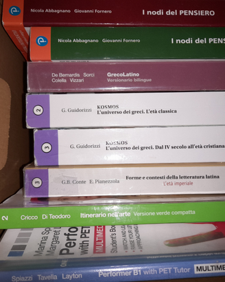 Libri scolastici liceo