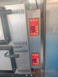 Forno professionale per pizza due bocche