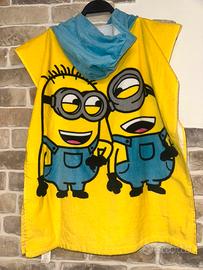 Minions Poncho accappatoio Disney 116 cm
