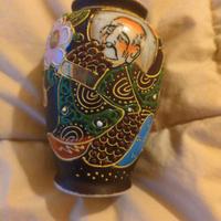  Vaso Giapponese Satsuma Vintage 
