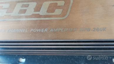 AMPLIFICATORE VINTAGE PER AUTO GBC USATO