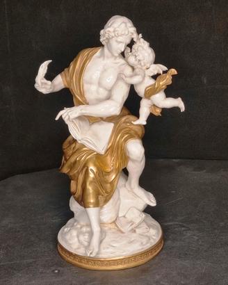 Porcellana G. Cappè "Poesia" Oro e Bisquit - '60