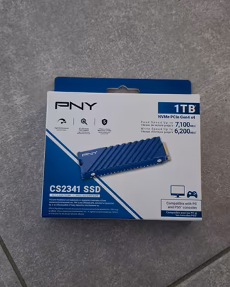 PNY SSD NVMe CS2341 1TB con Heatsink PS5 e PC