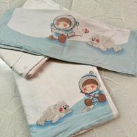 6 set di lenzuola per lettino con sbarre neonato