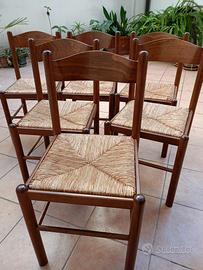 Sedie in legno massello