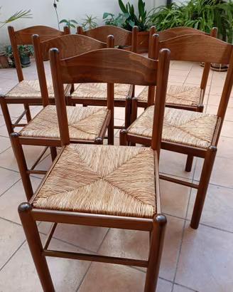 Sedie in legno massello