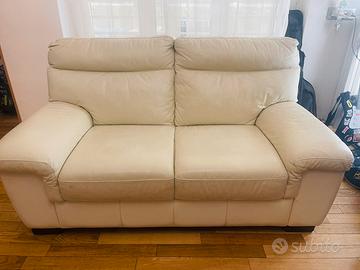 Divano in vera pelle due posti poltronesofà
