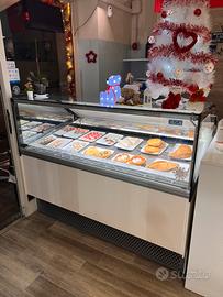 Banco frigo per bar e gelateria