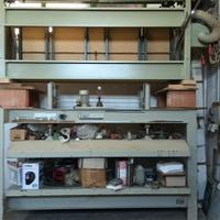 Pressa per porte tamburate e levigatrice a nastro