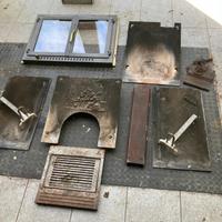 Camino con fregi esterni in calcestruzzo