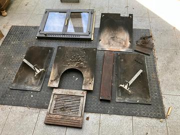 Camino con fregi esterni in calcestruzzo