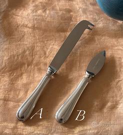 Coltello da formaggio a 2punte(rifA)Arg925 Vintage