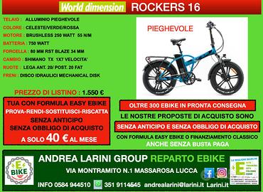 Ebike Fat World Dimension Rockers 16