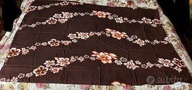 Pareo con motivo floreale, anni 80, nuovo