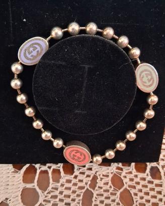 Bracciale Gucci Interlocking G Boule in Argento 92