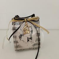 Carillon Mozart con sacchettino decorativo