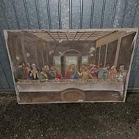 quadro SIMIL AFRESCO firmato sul retro 