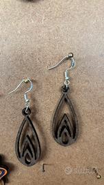 Orecchini in legno