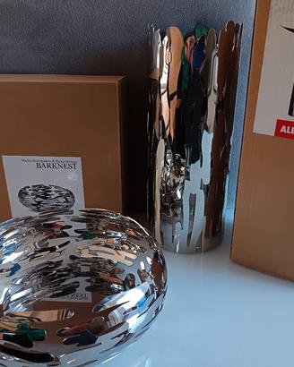 vaso fiori e cestino alessi 