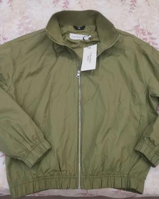 Giubbino Nuovo Calvin Klein Jeans verde tg S