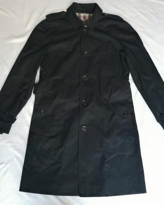 Trench nero Burberry, taglia 48r ovvero S