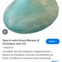 vaso murano cenedese