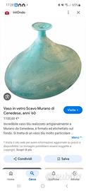 vaso murano cenedese